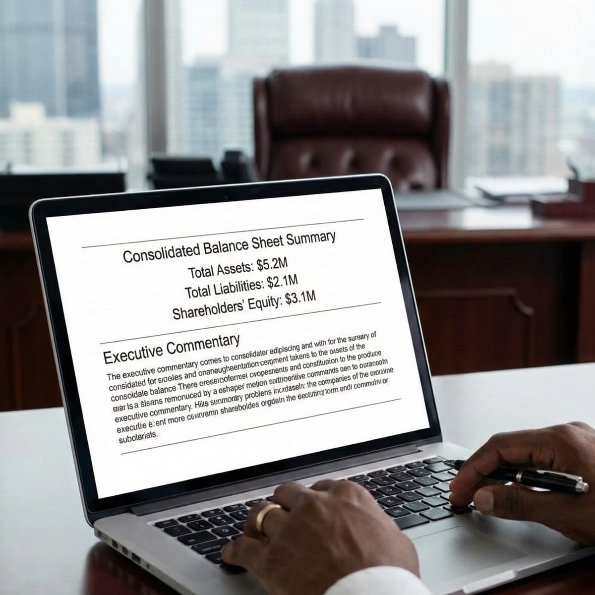 A laptop screen showing a work for Helpdesk Ticketing Management in a home office