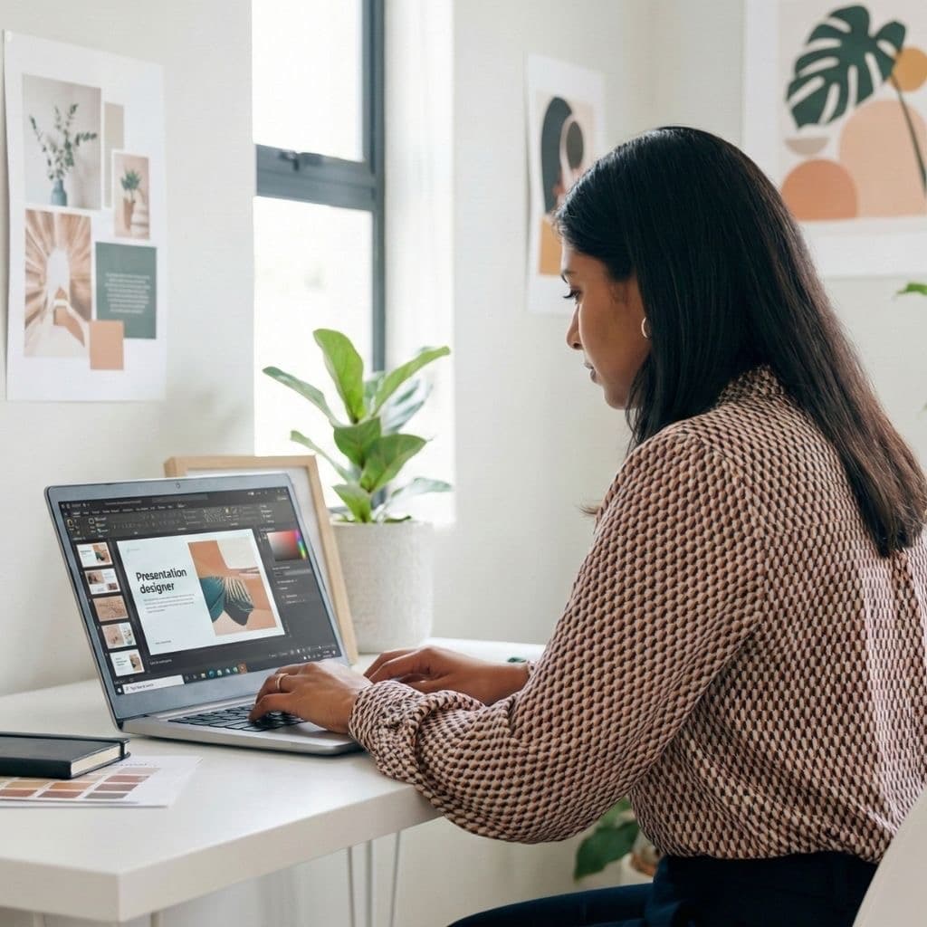 A South African Remote Paraplanner working in a home office