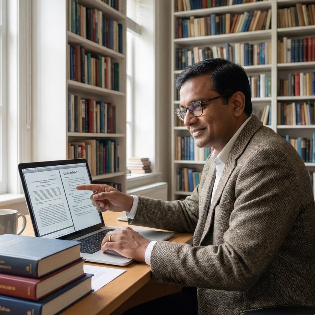 A South African VA for Professor working in a home office