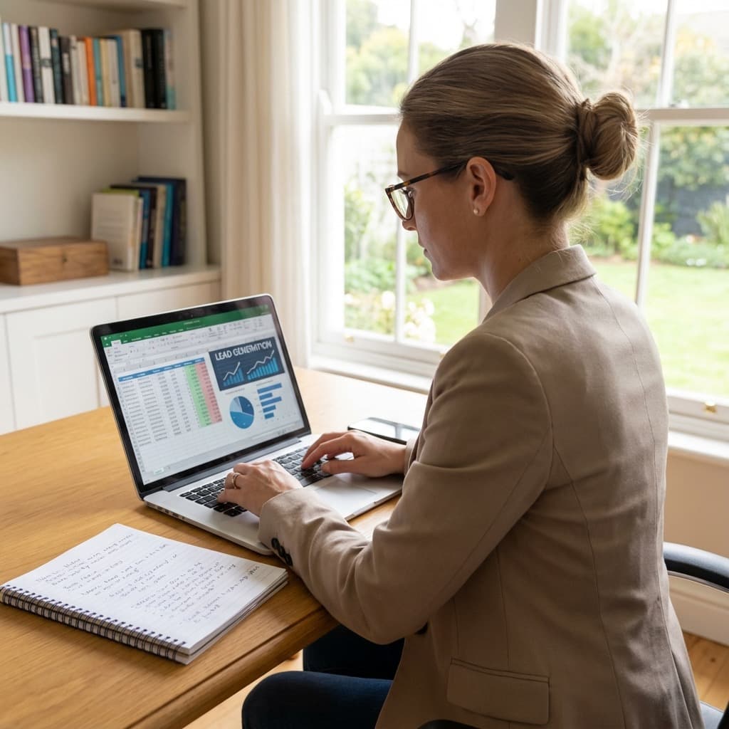 A South African Remote KYC/AML Specialist working in a home office