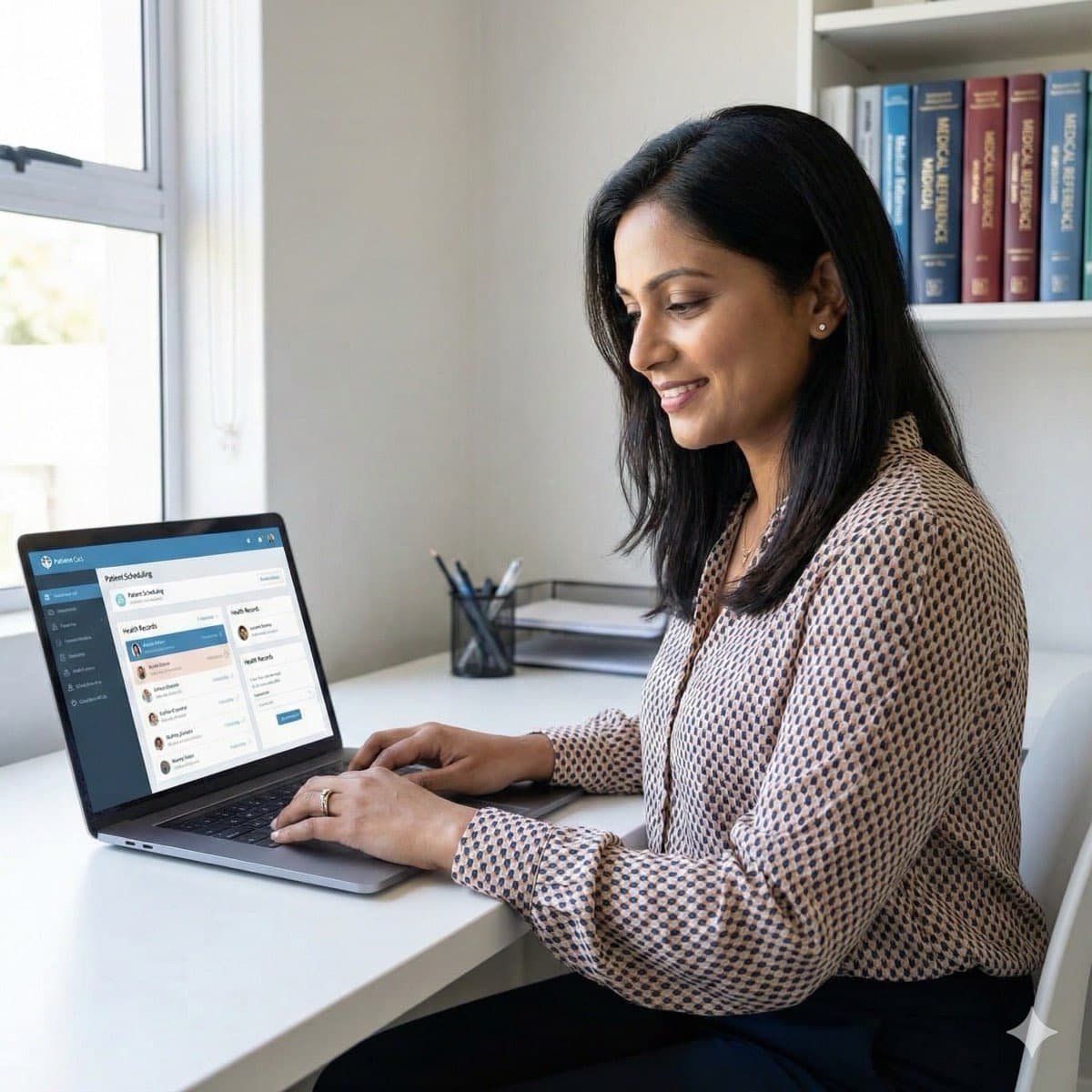 A South African VA for Project Documentation working in a home office